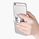 Попсокет (Popsockets) держатель для смартфона Энот Где еда (8754-2052-WT) Белый - изображение 2