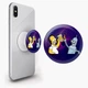 Попсокет (Popsockets) держатель для смартфона Бендер Футурама Гомер Симпсоны (8754-2037-WT) Белый - изображение 1