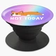 Попсокет (Popsockets) держатель для смартфона Не сегодня (Not Today) (8754-2019-BK) Черный - изображение 3