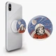 Попсокет (Popsockets) держатель для смартфона Космо Кошки (8754-2058-WT) Белый - изображение 1