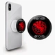 Попсокет (Popsockets) держатель для смартфона Мать котов (Mother Of Cats) (8754-2015-WT) Белый - изображение 1