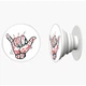 Попсокет (Popsockets) держатель для смартфона Иди трень (8754-2000-WT) Белый - изображение 4