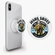 Попсокет (Popsockets) держатель для смартфона Иисус спас вечеринку (8754-2006-WT) Белый - изображение 1