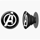 Попсокет (Popsockets) тримач для смартфона Знак Месників Марвел (Avengers Marvel Sign) (8754-1447-BK) Чорний - зображення 7