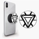 Попсокет (Popsockets) держатель для смартфона Железный человек Марвел (Iron man Marvel) (8754-1449-BK) Черный - изображение 2
