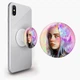 Попсокет (Popsockets) держатель для смартфона Билли Айлыш (Billie Eilish) (8754-1604-WT) Белый - изображение 1