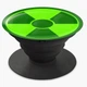 Попсокет (Popsockets) держатель для смартфона Знак радиации (Radiation sign) (8754-1445-BK) Черный - изображение 5