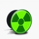 Попсокет (Popsockets) держатель для смартфона Знак радиации (Radiation sign) (8754-1445-BK) Черный - изображение 10