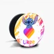 Попсокет (Popsockets) держатель для смартфона Стич Лайки (Stitch Likee) (8754-1596-BK) Черный - изображение 10
