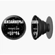 Попсокет (Popsockets) тримач для смартфона дизайнери можуть всю ніч (8754-1544-BK) Чорний - зображення 8