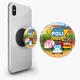 Попсокет (Popsockets) держатель для смартфона Робокар Полы (Robocar Poli) (8754-1617-BK) Черный - изображение 1