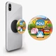 Попсокет (Popsockets) держатель для смартфона Робокар Полы (Robocar Poli) (8754-1617-BK) Черный - изображение 2