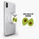 Попсокет (Popsockets) держатель для смартфона Авокадо (8754-1795-WT) Белый - изображение 2
