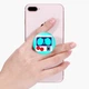 Попсокет (Popsockets) держатель для смартфона Маска(Mask) (8754-1979-WT) Белый - изображение 11