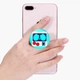 Попсокет (Popsockets) держатель для смартфона Маска(Mask) (8754-1979-WT) Белый - изображение 12