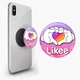 Попсокет (Popsockets) держатель для смартфона Likee (8754-1711-BK) Черный - изображение 1