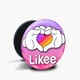 Попсокет (Popsockets) держатель для смартфона Likee (8754-1711-BK) Черный - изображение 9