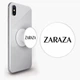 Попсокет (Popsockets) держатель для смартфона ZARAZA (8754-1782-WT) Белый - изображение 1