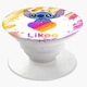 Попсокет (Popsockets) держатель для смартфона Стич Лайки (Stitch Likee) (8754-1596-WT) Белый - изображение 5