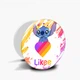 Попсокет (Popsockets) держатель для смартфона Стич Лайки (Stitch Likee) (8754-1596-WT) Белый - изображение 10