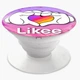 Попсокет (Popsockets) тримач для смартфона Likee (8754-1711-WT) Білий - зображення 6