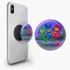 Попсокет (Popsockets) держатель для смартфона Герои в масках (PJ Masks) (8754-1612-BK) Черный - изображение 2