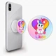 Попсокет (Popsockets) держатель для смартфона Лайки Единорог (Likee Unicorn) (8754-1594-WT) Белый - изображение 1