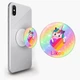 Попсокет (Popsockets) держатель для смартфона Лайки Единорог (Likee Unicorn) (8754-1597-WT) Белый - изображение 2