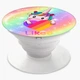 Попсокет (Popsockets) держатель для смартфона Лайки Единорог (Likee Unicorn) (8754-1597-WT) Белый - изображение 5