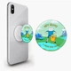 Попсокет (Popsockets) держатель для смартфона Финн и Джейк пес (Finn & Jake the dog) (8754-1579-WT) Белый - изображение 2