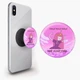 Попсокет (Popsockets) держатель для смартфона Принцесса бубльгум (Princess Bubblegum) (8754-1576-BK) Черный - изображение 1