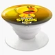 Попсокет (Popsockets) тримач для смартфона Леон Качка, Леон Курча Бравл Старс (Leon Sally Brawl Stars) (8754-1020-WT) Білий - зображення 5