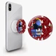 Попсокет (Popsockets) держатель для смартфона Санта Майк Браул Старс (Santa Mike Brawl Stars) (8754-1001-WT) Белый - изображение 2