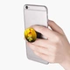 Попсокет (Popsockets) держатель для смартфона Леон Утка, Леон Цыпленок Бравл Старс (Leon Sally Brawl Stars) (8754-1020-BK) Черный - изображение 3