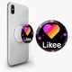 Попсокет (Popsockets) держатель для смартфона Лайк (Likee) (8754-1055-WT) Белый - изображение 2
