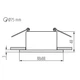 Точковий світильник Kanlux 36211 Glozo DSL B/W GX5.3/GU10 1x10W IP20 Wh - зображення 2