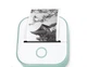 Термопринтер Phomemo T02 WHITE GREEN для друку етикеток наклейок - зображення 1