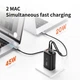 Зарядное устройство Essager GaN 65W (2C+U) черный, быстрая зарядка PD3.0, QC3.0 (0326) - изображение 2