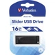 USB флеш накопитель Verbatim 16GB Slider Black USB 2.0 (98696) - изображение 5