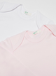 Body niemowlęce United Colors of Benetton 3VE40B040-911 56 cm 2 szt (8033379889220) - obraz 2