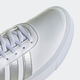 Жіночі кеди низькі adidas Originals Court Platform GV8996 37.5 (4.5UK) 23 см Cloud White/Silver Metallic/Cloud White (5904248842741) - зображення 8