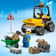 Zestaw klocków LEGO City Great Vehicles Pickup do robót drogowych, 58 elementów (60284) - obraz 7