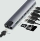 USB Хаб для макбука, телефона DP Type C 4k HDMI + PD + USB C + 2 USB 3.0/3.1 + DS/TF + RJ45 LAN - изображение 1