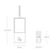 Зовнішній портативний акумулятор Power Bank Baseus Elf 20000mAh із швидкою зарядкою 2USB/1Type-C+Type-C Cable, 5A/65W Black (PPJL000001) - зображення 9
