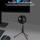 Мікрофон Vertux Sphere LED, USB Black (sphere.black) - зображення 4