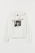 Худі жіноче H&M Divided L Біле (0754698003) - зображення 1
