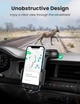 Uchwyt samochodowy do telefonu Ugreen LP405 Waterfall-Shaped Suction Cup Phone Mount Black (UGR-20473) - obraz 3