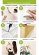 Декоративна самоклеюча стінова 3Д панель (3D шпалери) Sticker Wall New ECO під цеглу з ПП, ПВХ, що миється, звукоізоляційна, шумоізоляційна, гіпоалергенна для оздоблення стін інтер'єру кімнати, кухні, ванної 700x770x3мм Бежевий мармур (238P062-3SW) - зображення 5