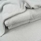 Рушник для обличчя та рук Вафельний Бордюр GM Textile 50х90см 500г/м2 (Попелястий) - зображення 2