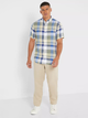 Сорочка GANT Linen Madras Reg 3013621 S Sunlight (7325705716265) - зображення 3